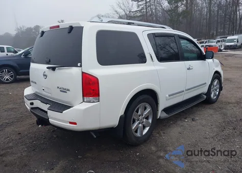 2013 Nissan Armada Platinum из США, поврежденный, VIN 5N1BA0NFXDN615470